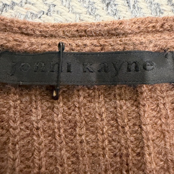 Jenni Kayne V-Neck Brown Sweater, size small - Picture 3 of 4